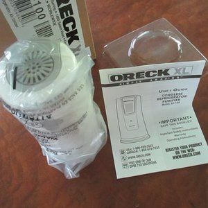 New in box Oreck XL Air Ionizer Cordless Refrigerator Purifier XJ-100